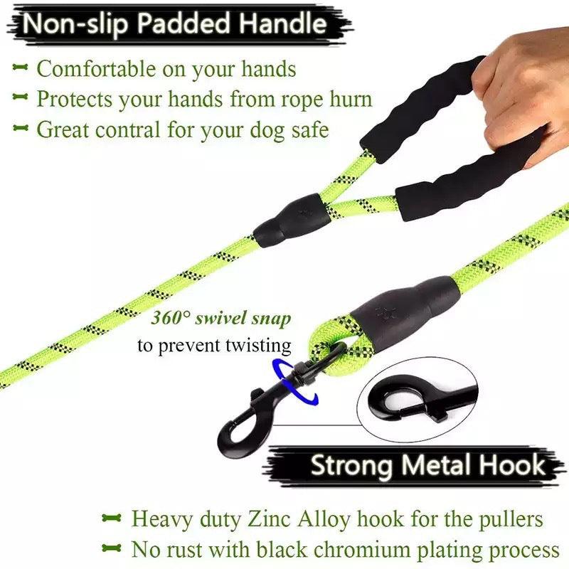 Luminous Reflective Strong Dog Leash