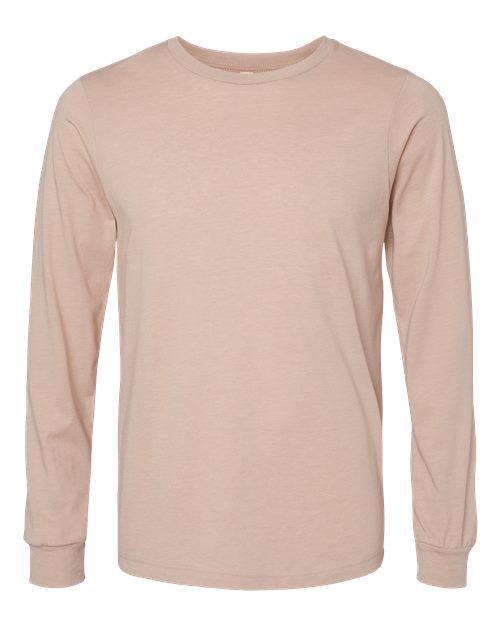 BELLA + CANVAS - Heather CVC Long Sleeve Tee - 3501CVC-23