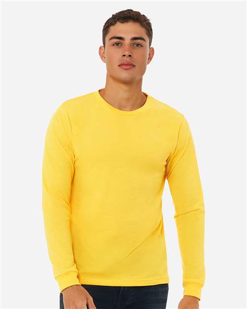BELLA + CANVAS - Heather CVC Long Sleeve Tee - 3501CVC-28