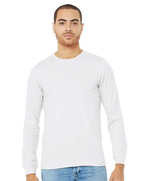 BELLA + CANVAS - Heather CVC Long Sleeve Tee - 3501CVC-30