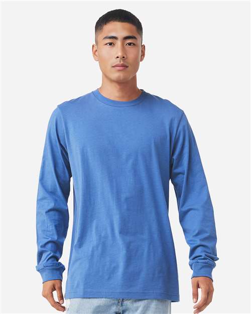 BELLA + CANVAS - Heather CVC Long Sleeve Tee - 3501CVC-9