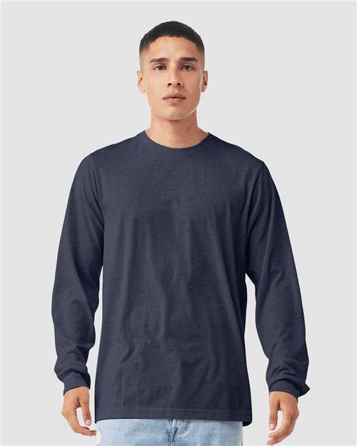 BELLA + CANVAS - Heather CVC Long Sleeve Tee - 3501CVC-16