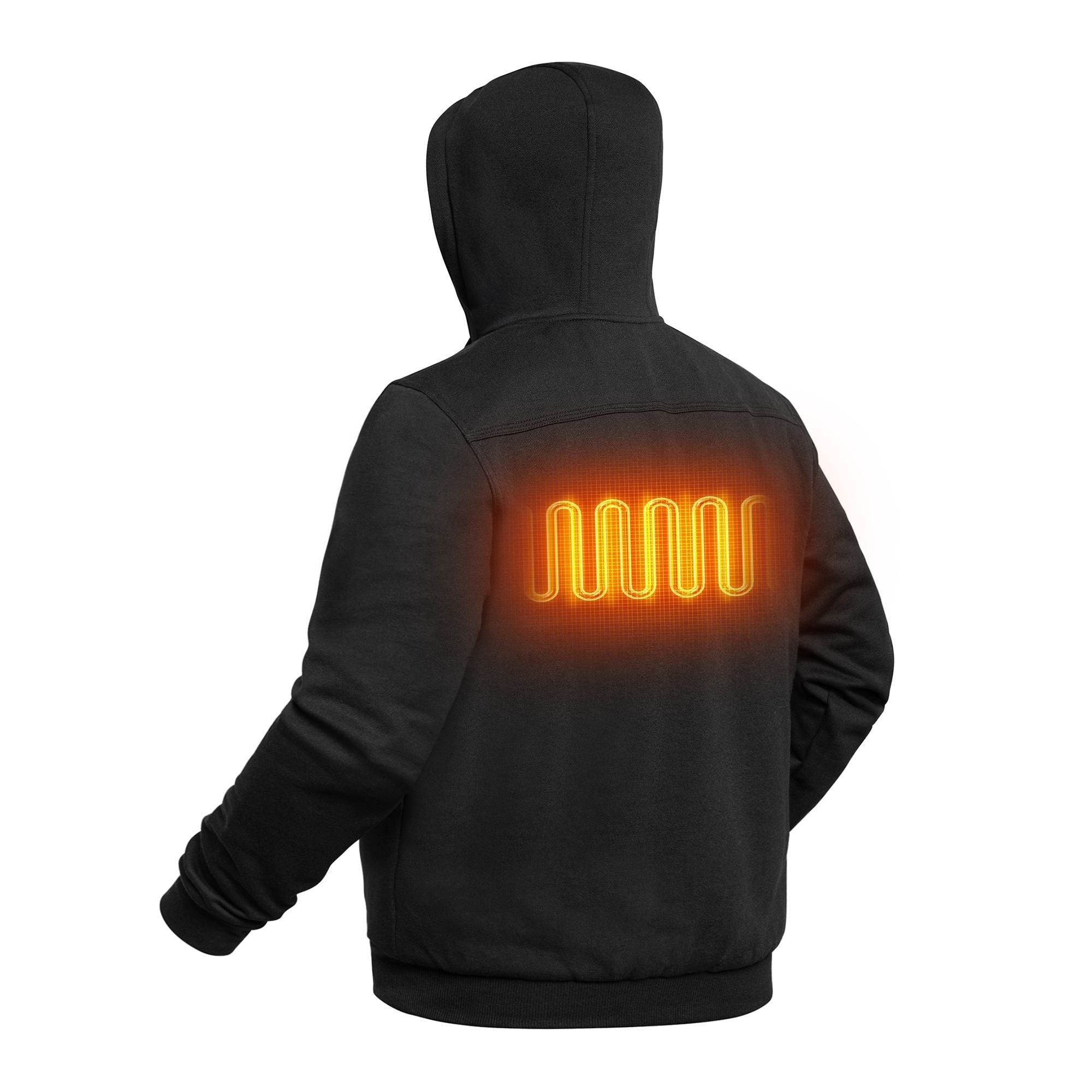 ANTARCTICA GEAR Heated Hoodie Sweater for Men with 12V 20000mAh Battery Pack-3