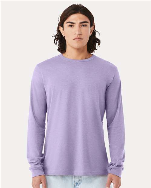 BELLA + CANVAS - Heather CVC Long Sleeve Tee - 3501CVC-10