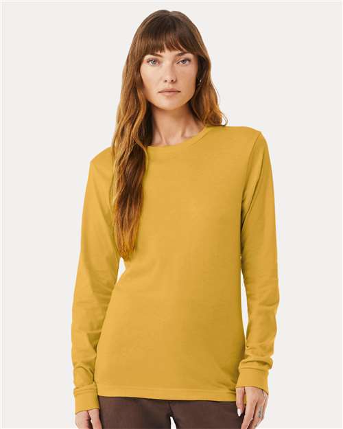 BELLA + CANVAS - Heather CVC Long Sleeve Tee - 3501CVC-18