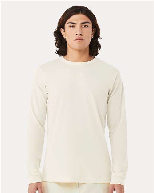 BELLA + CANVAS - Heather CVC Long Sleeve Tee - 3501CVC-19