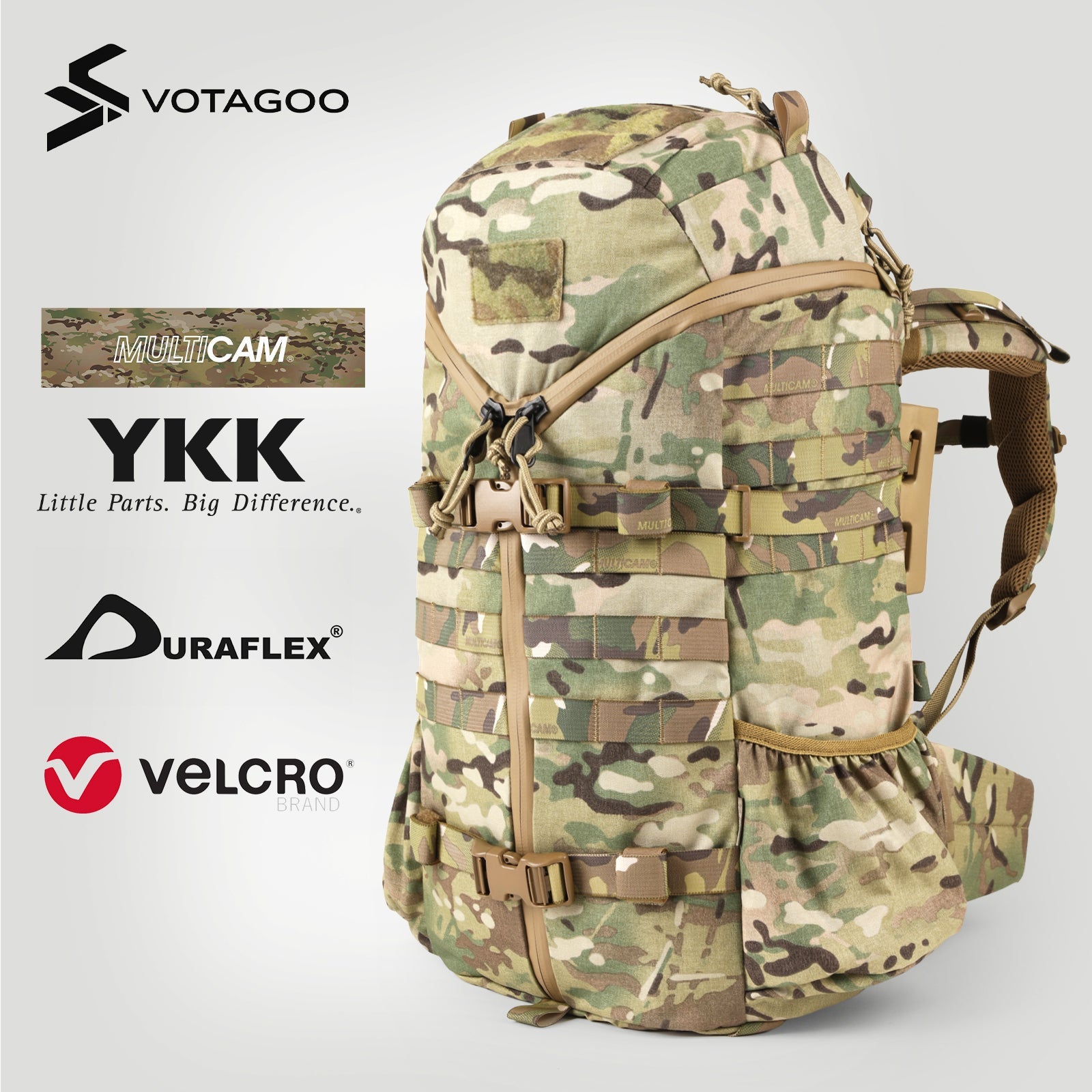 VOTAGOO® 34L 3Day Cordura Tactical Backpack