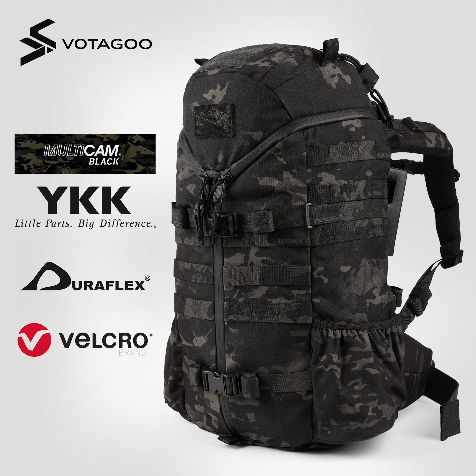 VOTAGOO® 34L 3Day Cordura Tactical Backpack
