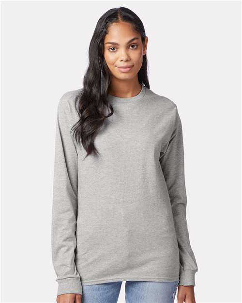 Hanes - Authentic Long Sleeve T-Shirt - 5586-6