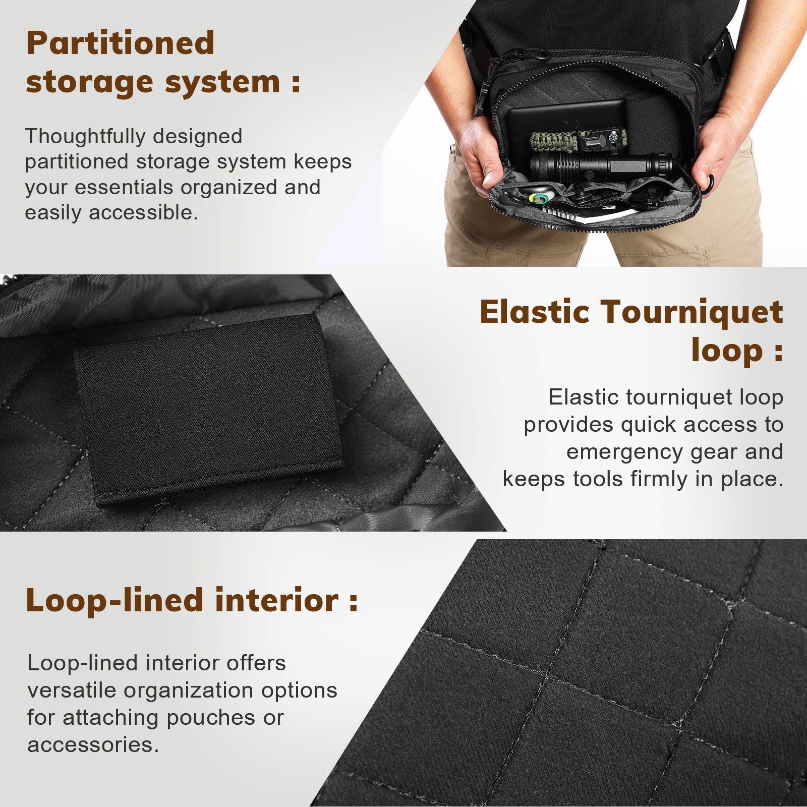 VOTAGOO® Concealed Carry Waist Bag-1