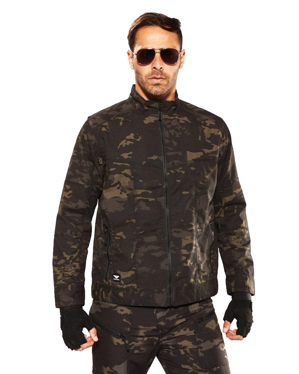 Ripstop Waterproof Windbreaker Mountain Camo Coat FXZ-5