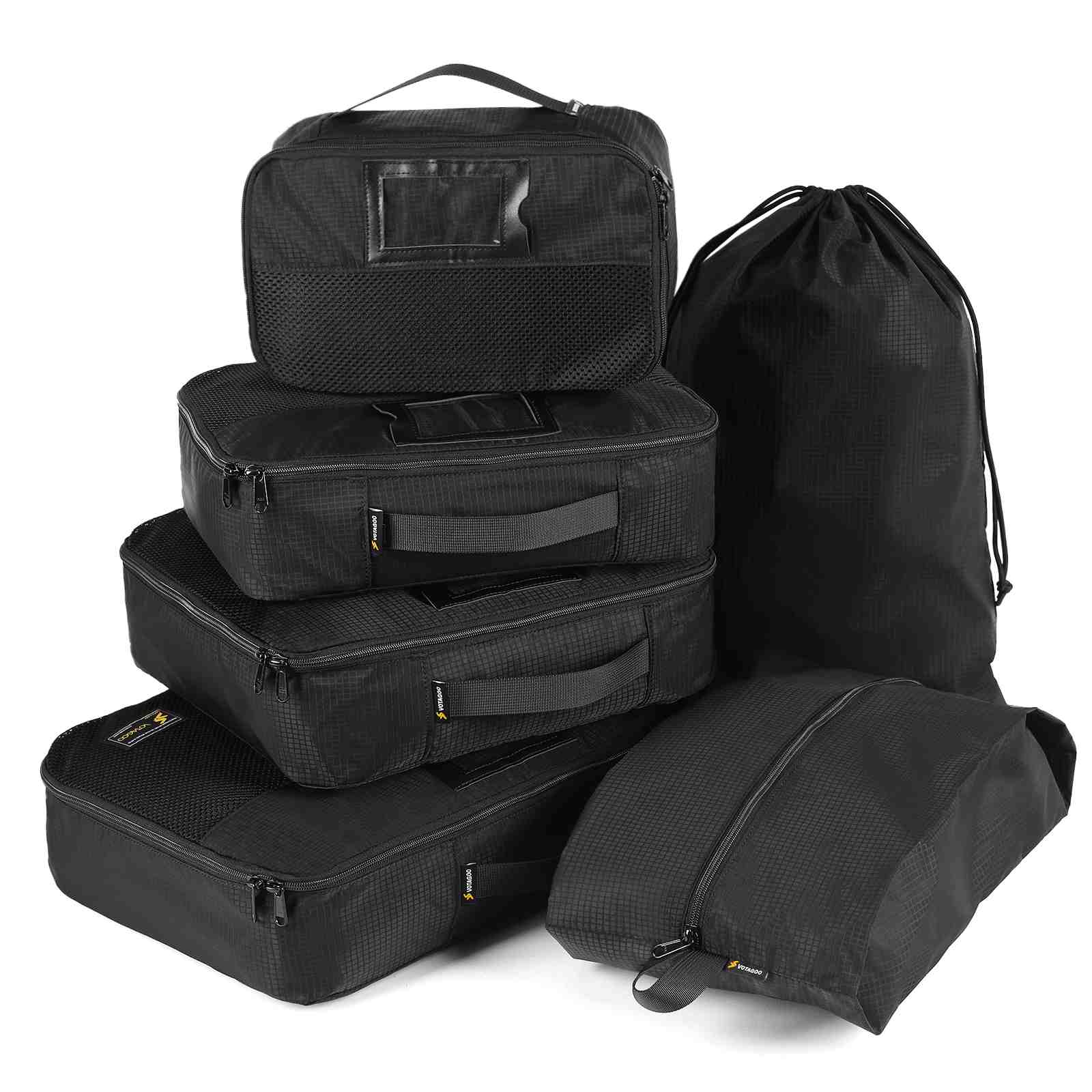 Votagoo Tactical Packing Cubes 6 Packs Lightweight Luggage Set Packing-5