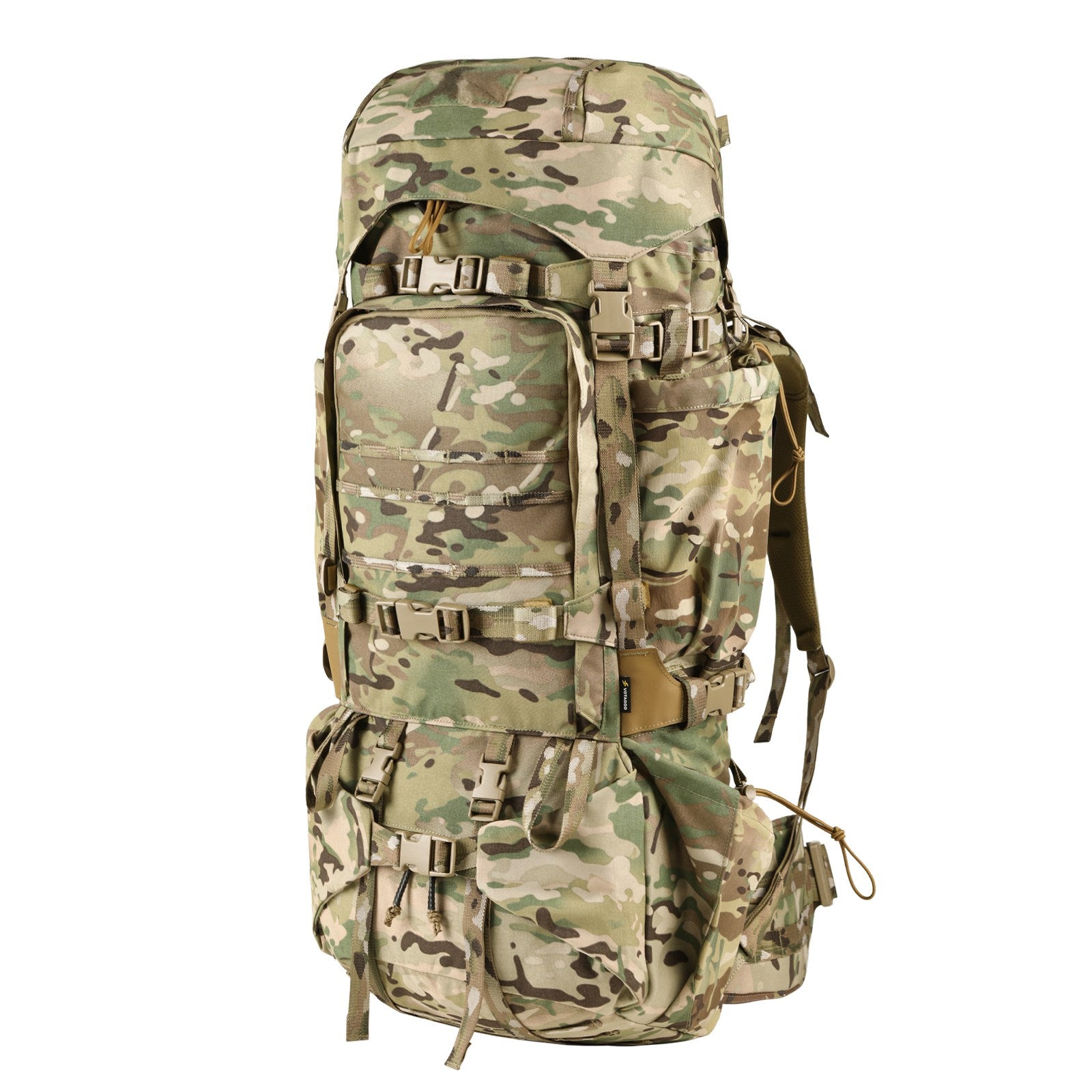 75L Tactical Backpack with Internal Frame MOLLE Hydration System-0