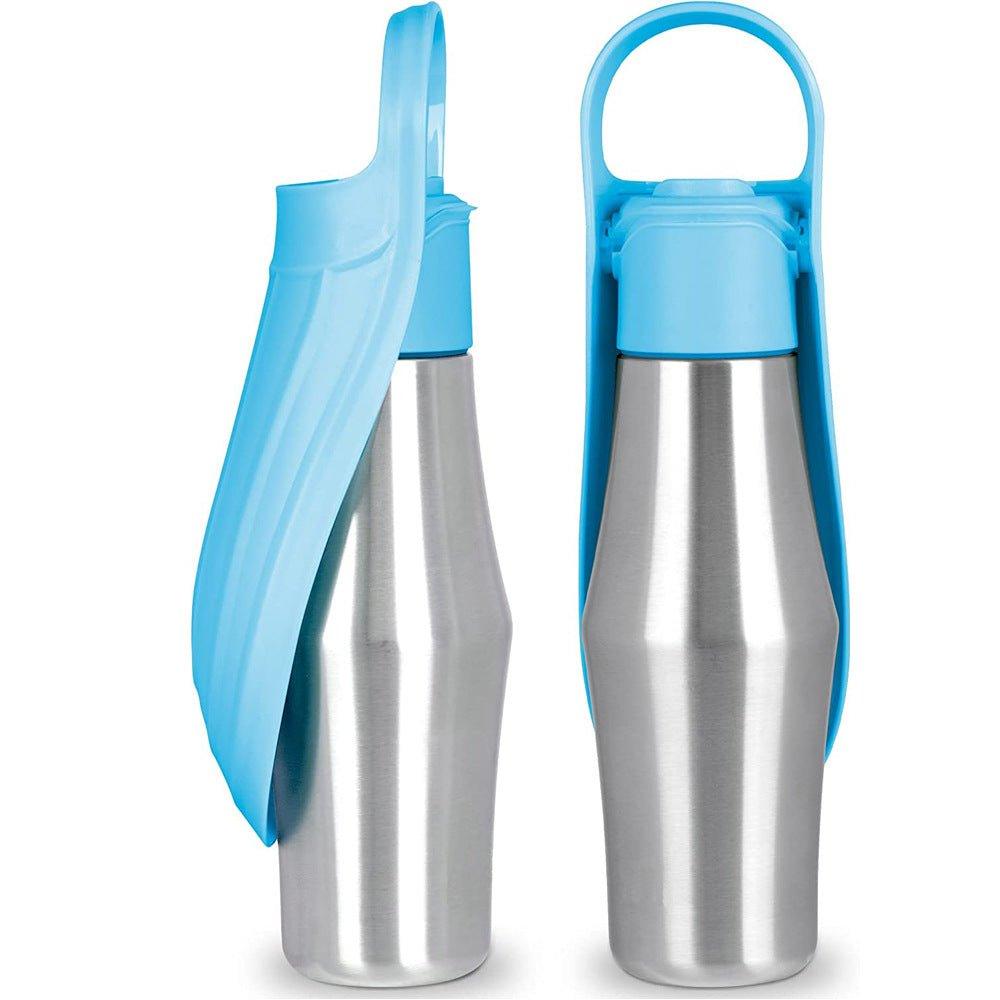 2024 New Portable Pet Dog Water Bottle Soft Silicone Leaf Design For Dog Pets Outdoor Travel Drinking Bowls Water Dispenser