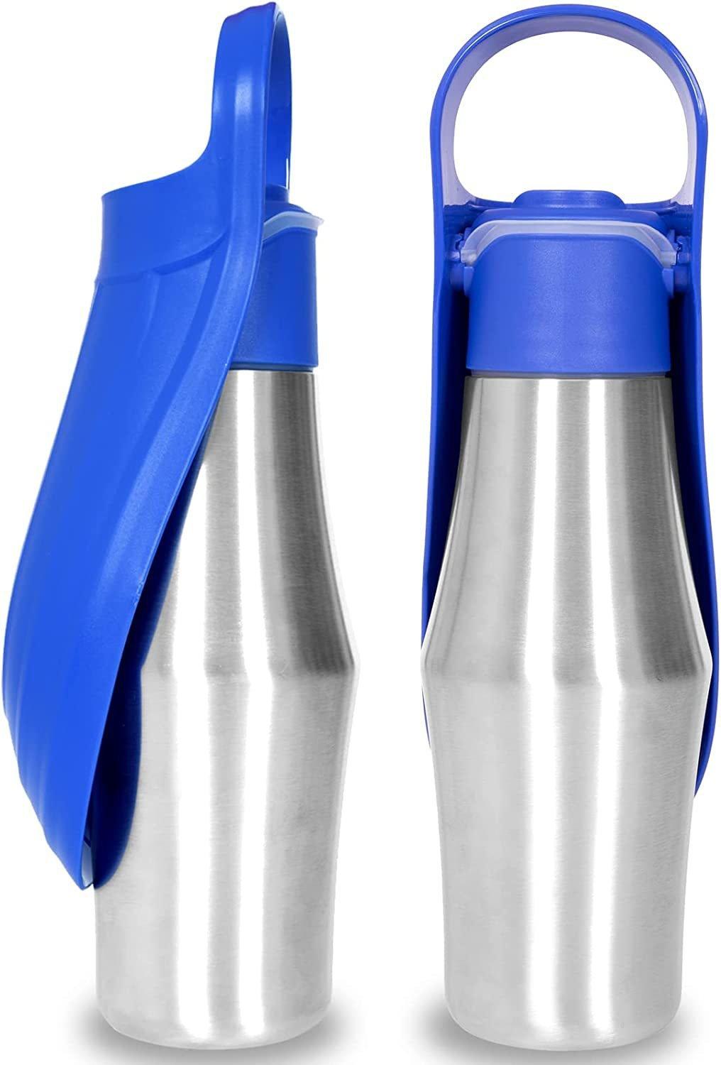 2024 New Portable Pet Dog Water Bottle Soft Silicone Leaf Design For Dog Pets Outdoor Travel Drinking Bowls Water Dispenser
