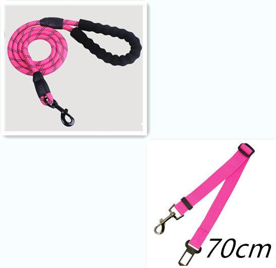 Reflective Comfort Leash - Premium Nylon Dog Leash For Walking And Training - Ultimate Pet Safety And Control