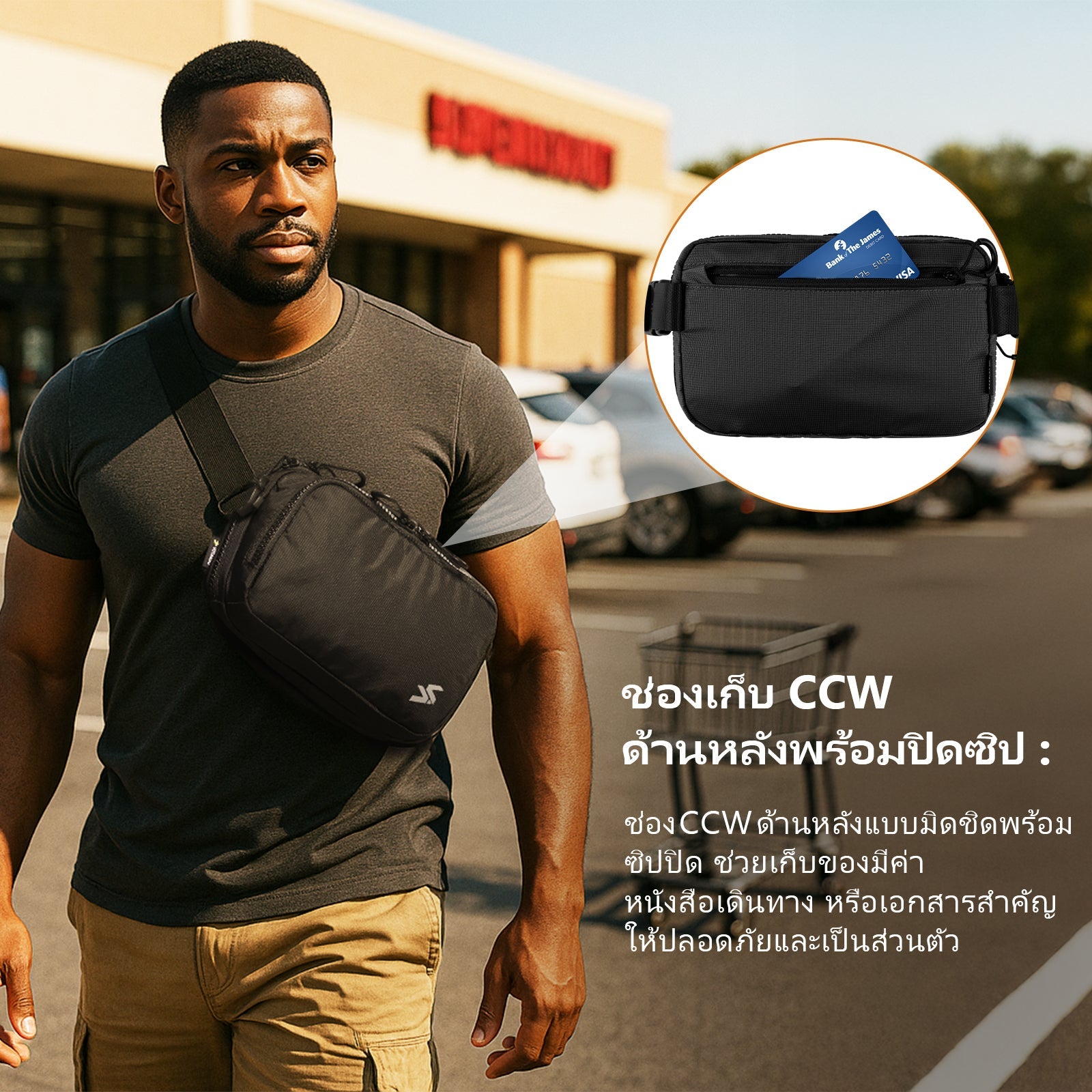 VOTAGOO® Concealed Carry Waist Bag-3