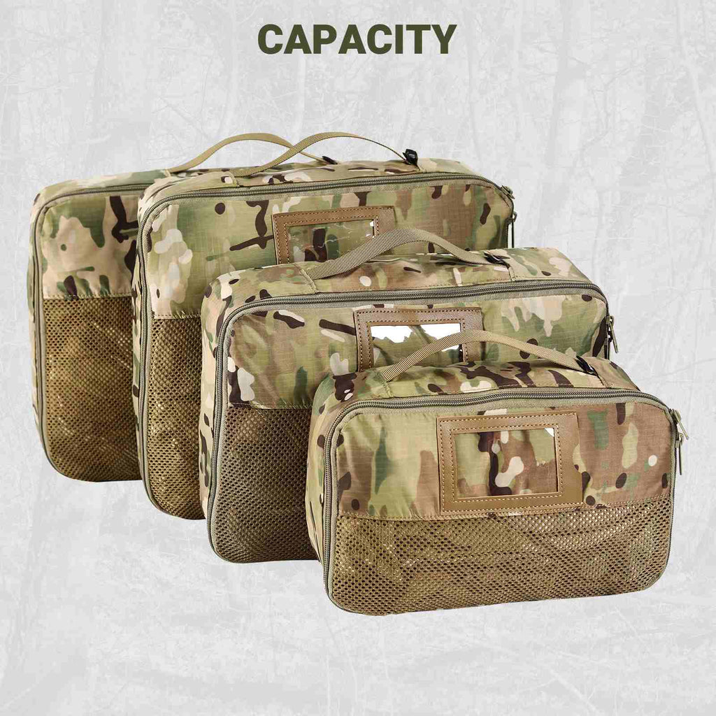 Votagoo Tactical Packing Cubes 6 Packs Lightweight Luggage Set Packing-1