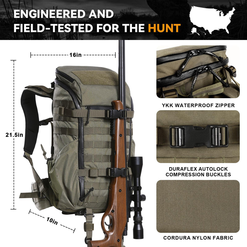 Hunting Backpack with Rifle/Bow Carry System-2