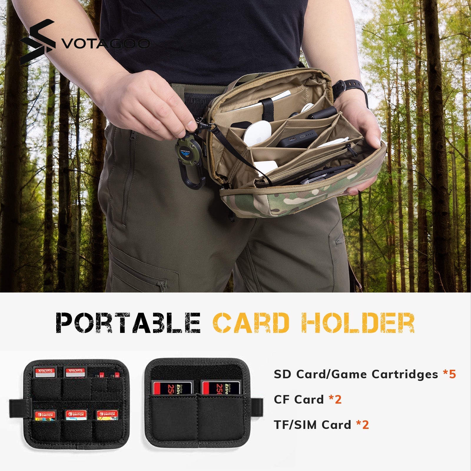 VOTAGOO® Electronic Organizer Accessory Tech Pouch for MacBook