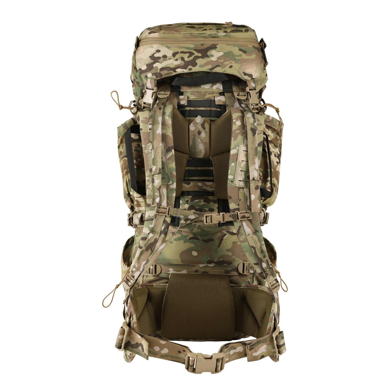 75L Tactical Backpack with Internal Frame MOLLE Hydration System-2