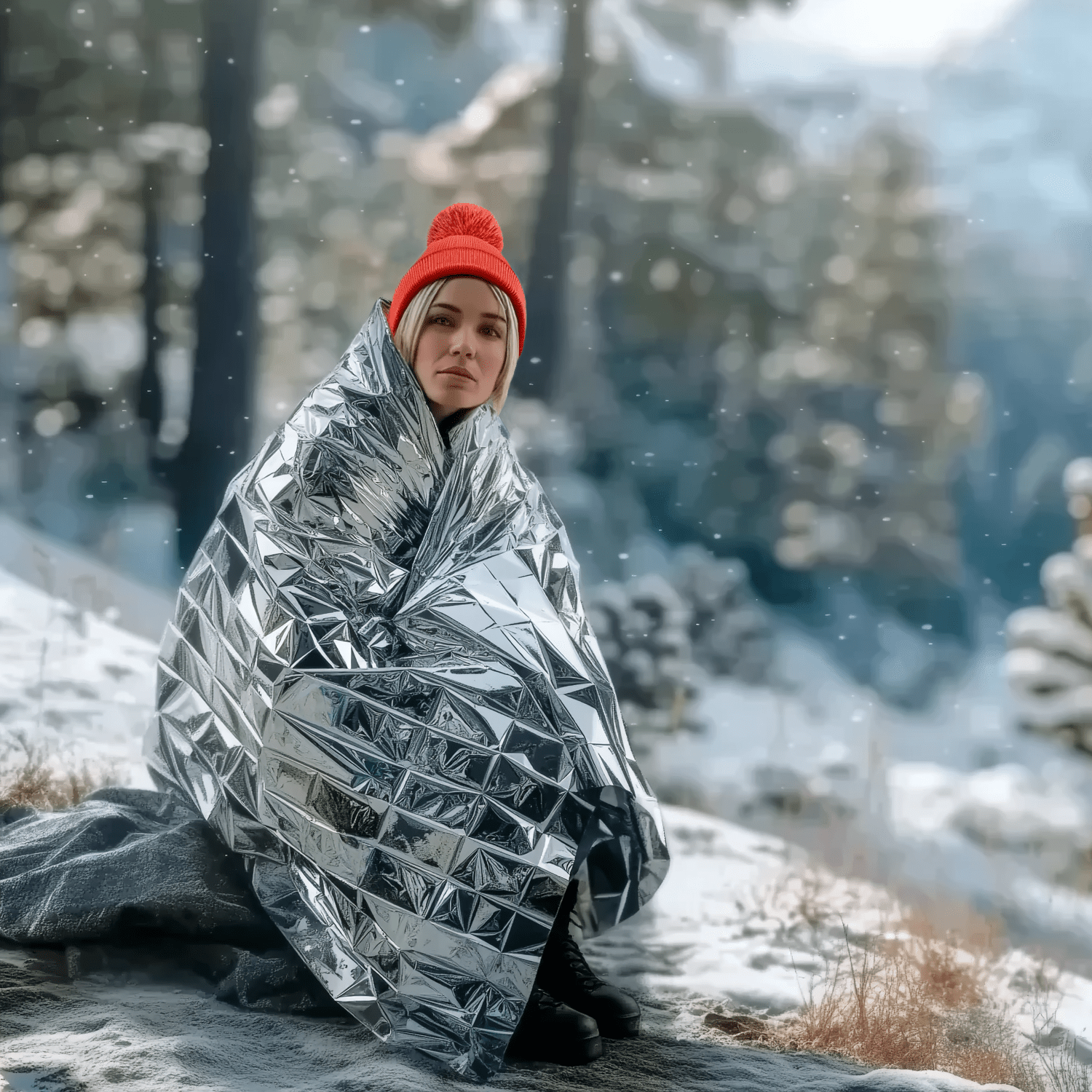 4 Pack of Emergency Blankets