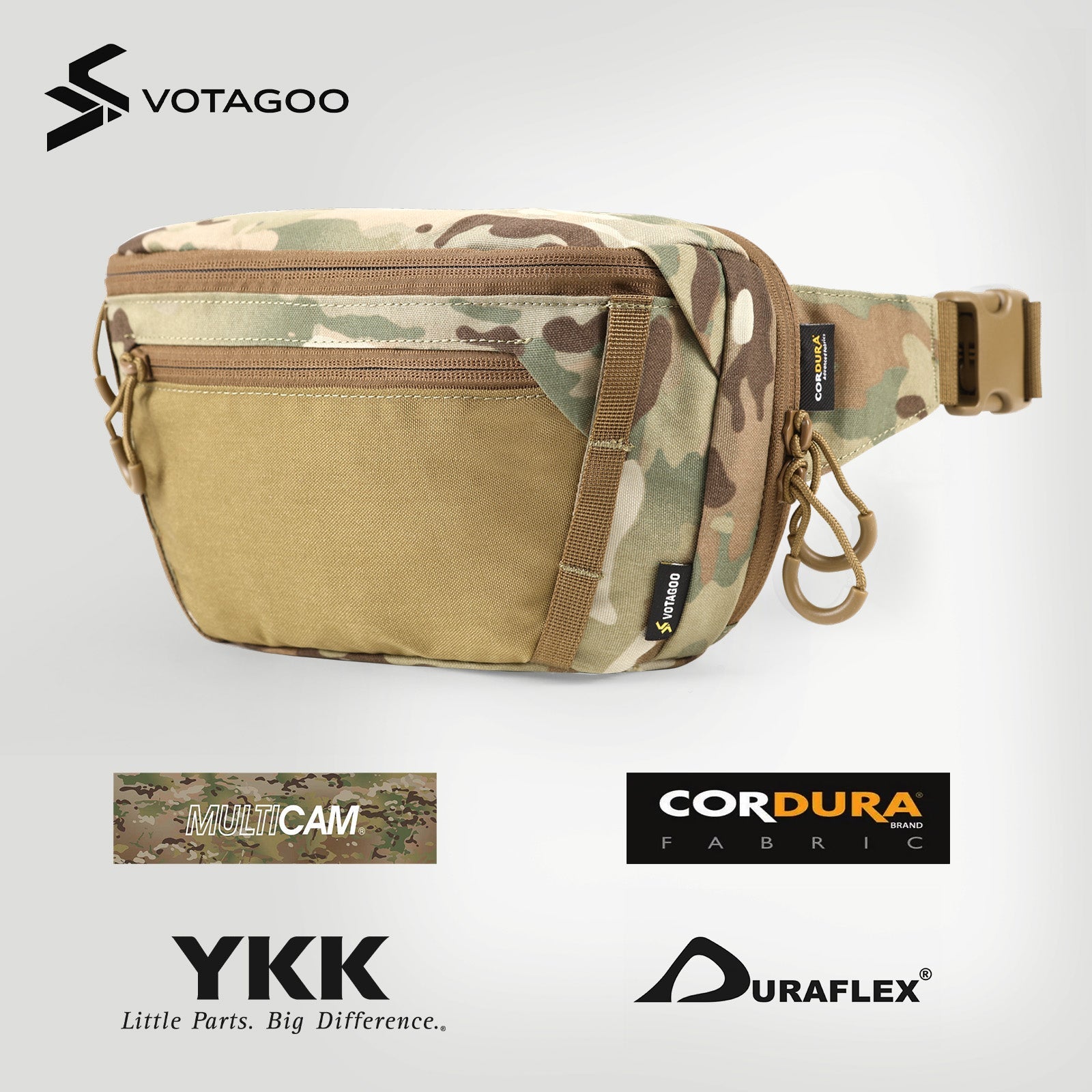 VOTAGOO® Tactical CCW Fanny Bag