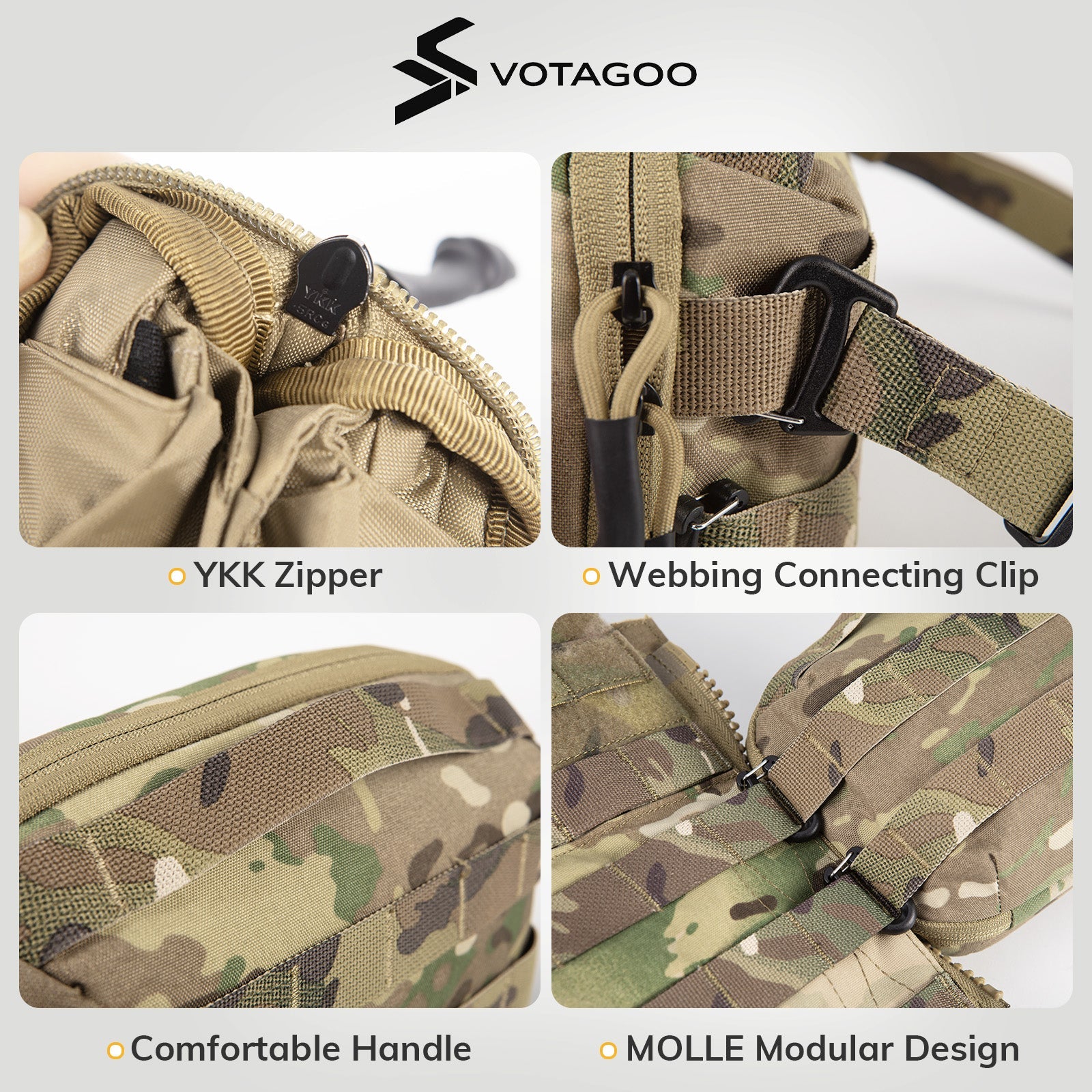 VOTAGOO® Electronic Organizer Accessory Tech Pouch for MacBook