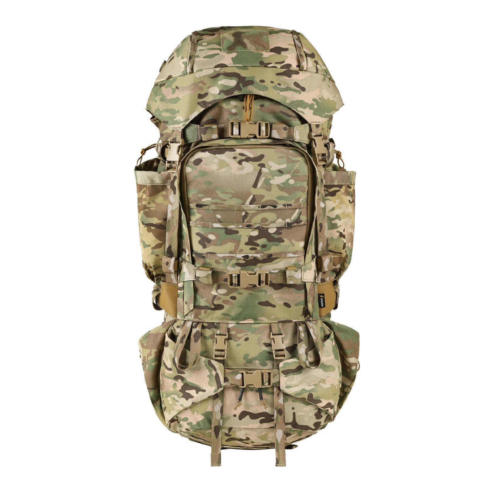 75L Tactical Backpack with Internal Frame MOLLE Hydration System-4