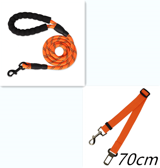 Reflective Comfort Leash - Premium Nylon Dog Leash For Walking And Training - Ultimate Pet Safety And Control