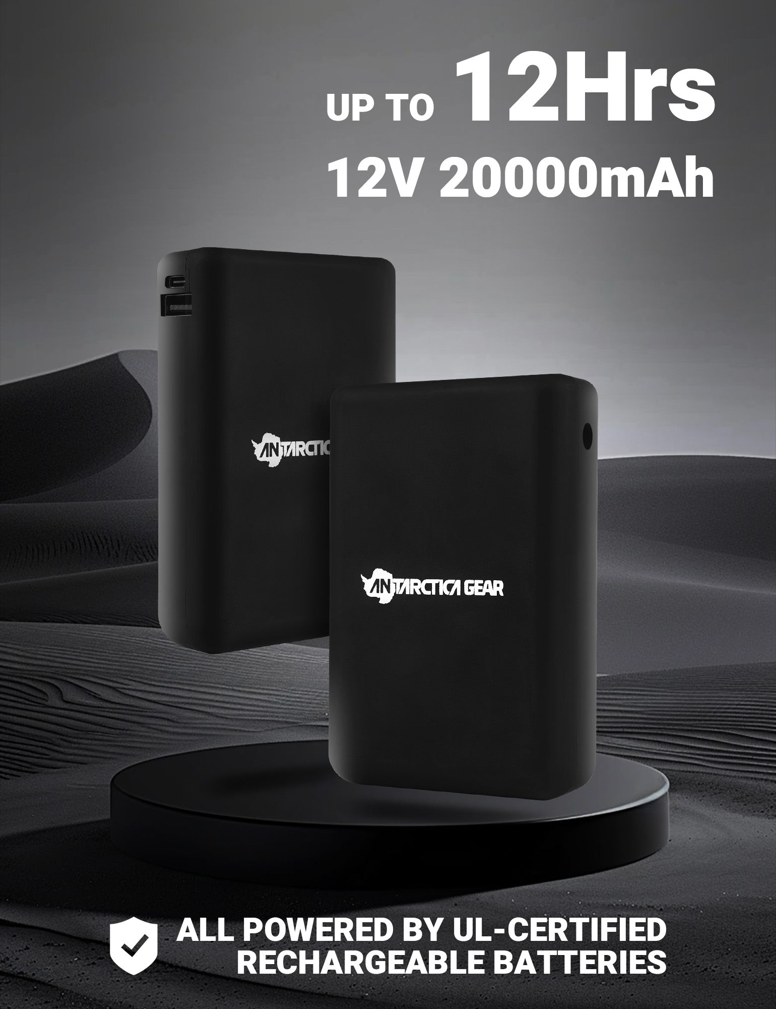 ANTARCTICA GEAR 20000mAh 12V Rechargeable Battery Power Bank-4