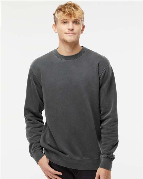 Independent Trading Co. - Unisex Midweight Pigment-Dyed Crewneck Sweatshirt - PRM3500-3