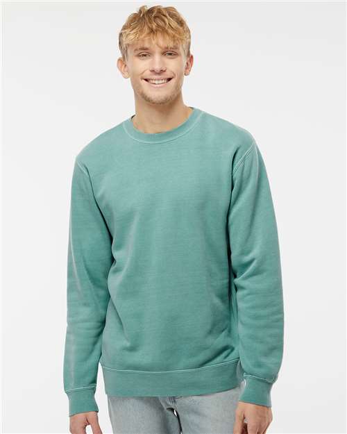 Independent Trading Co. - Unisex Midweight Pigment-Dyed Crewneck Sweatshirt - PRM3500-10
