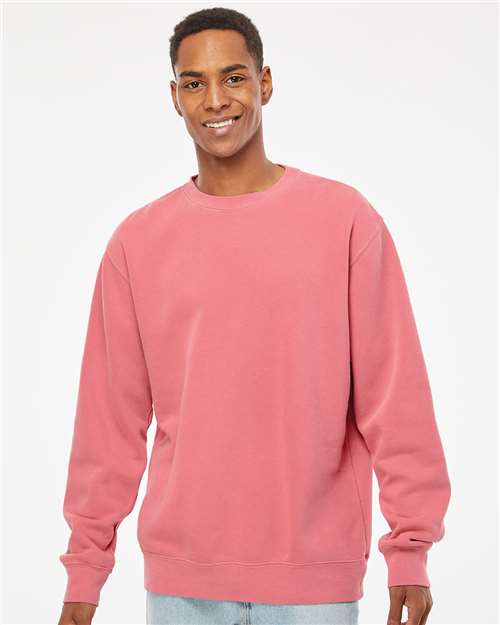 Independent Trading Co. - Unisex Midweight Pigment-Dyed Crewneck Sweatshirt - PRM3500-11