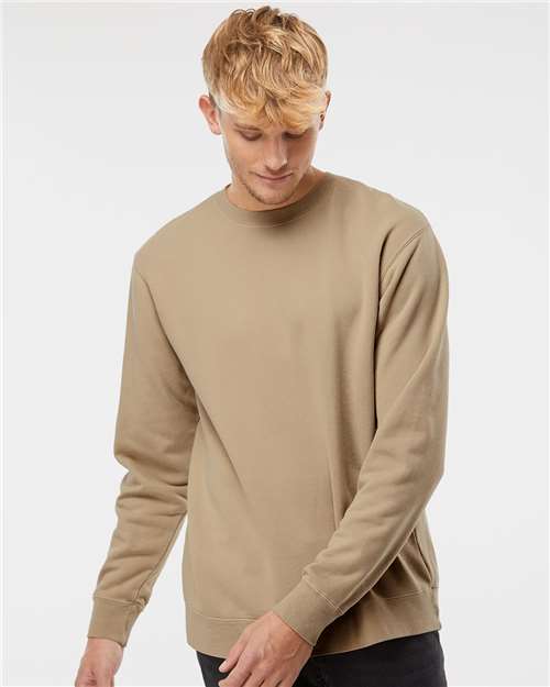 Independent Trading Co. - Unisex Midweight Pigment-Dyed Crewneck Sweatshirt - PRM3500-14