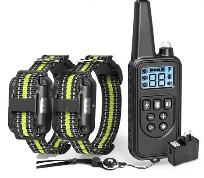 800M Waterproof Dog Training Collar With Adjustable Levels And 3 Training Modes