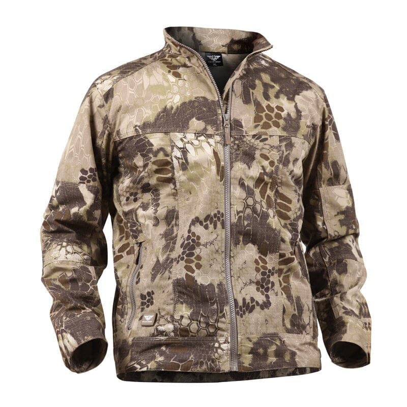 Ripstop Waterproof Windbreaker Mountain Camo Coat FXZ-3