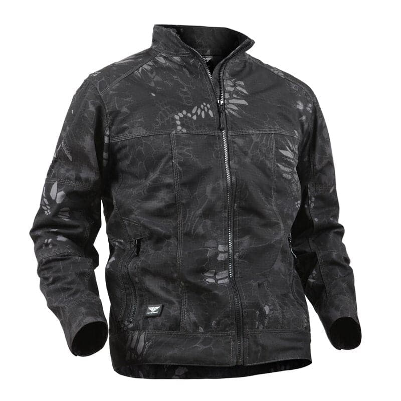 Ripstop Waterproof Windbreaker Mountain Camo Coat FXZ-4