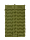 Double Self-Inflating Sleeping Pad Pillows Green