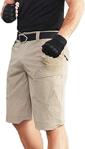 Men's Tactical Cargo Shorts Lightweight Waterproof Ripstop Summer Casual Hiking Pants-1