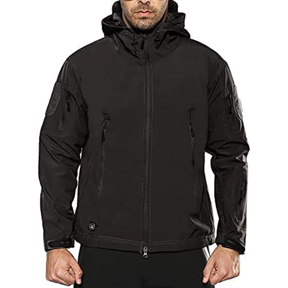 Army Outdoor Tactical Waterproof Softshell Fleece Jacket-5