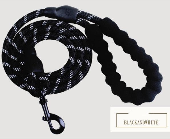 Reflective Comfort Leash - Premium Nylon Dog Leash For Walking And Training - Ultimate Pet Safety And Control