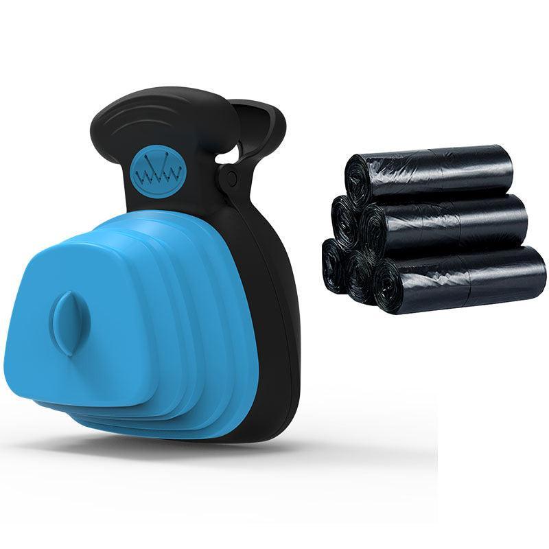 Convenient Travel Poop Bag Dispenser With Foldable Poop Spoon