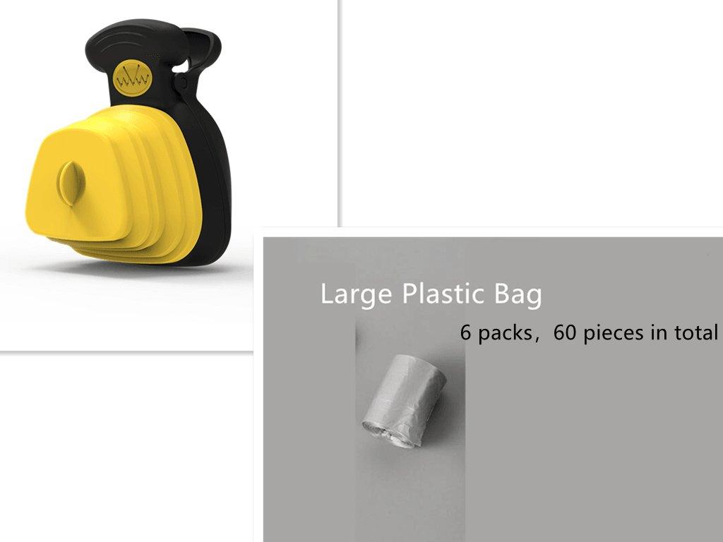 Convenient Travel Poop Bag Dispenser With Foldable Poop Spoon