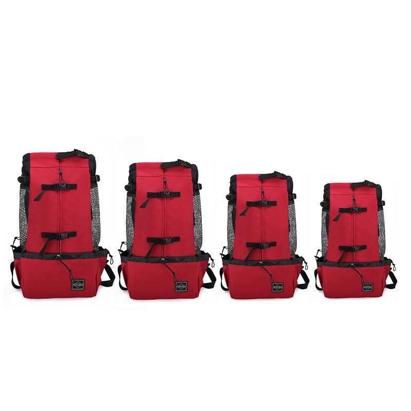 Double Shoulder Portable Pet Dog Carrier Backpack - Travel In Style With Your Furry Friend!