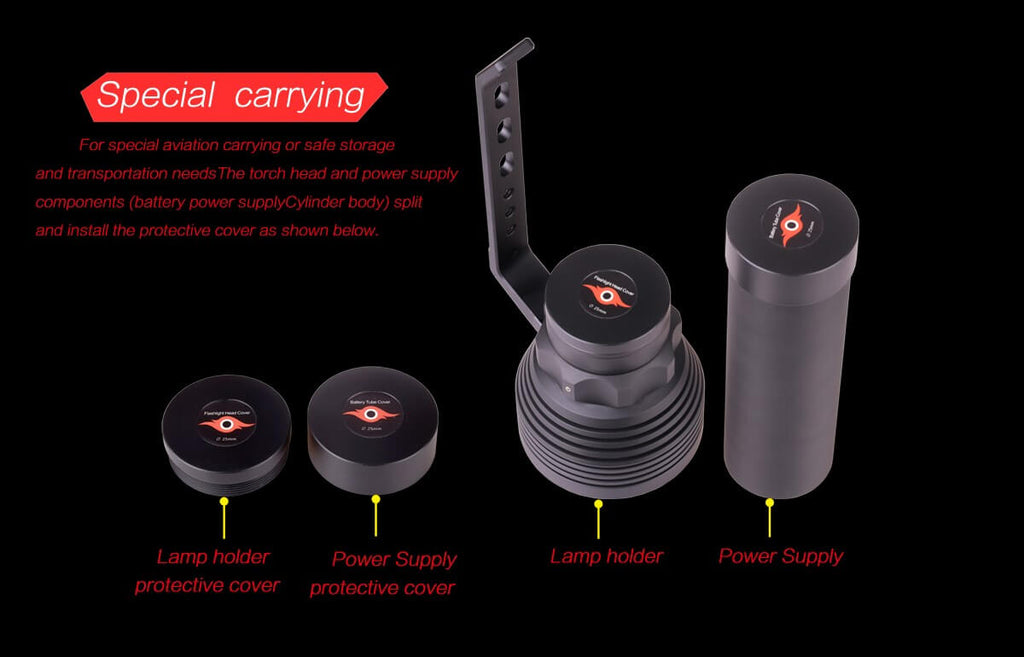 FEREI W168 Shark diving Flashlight