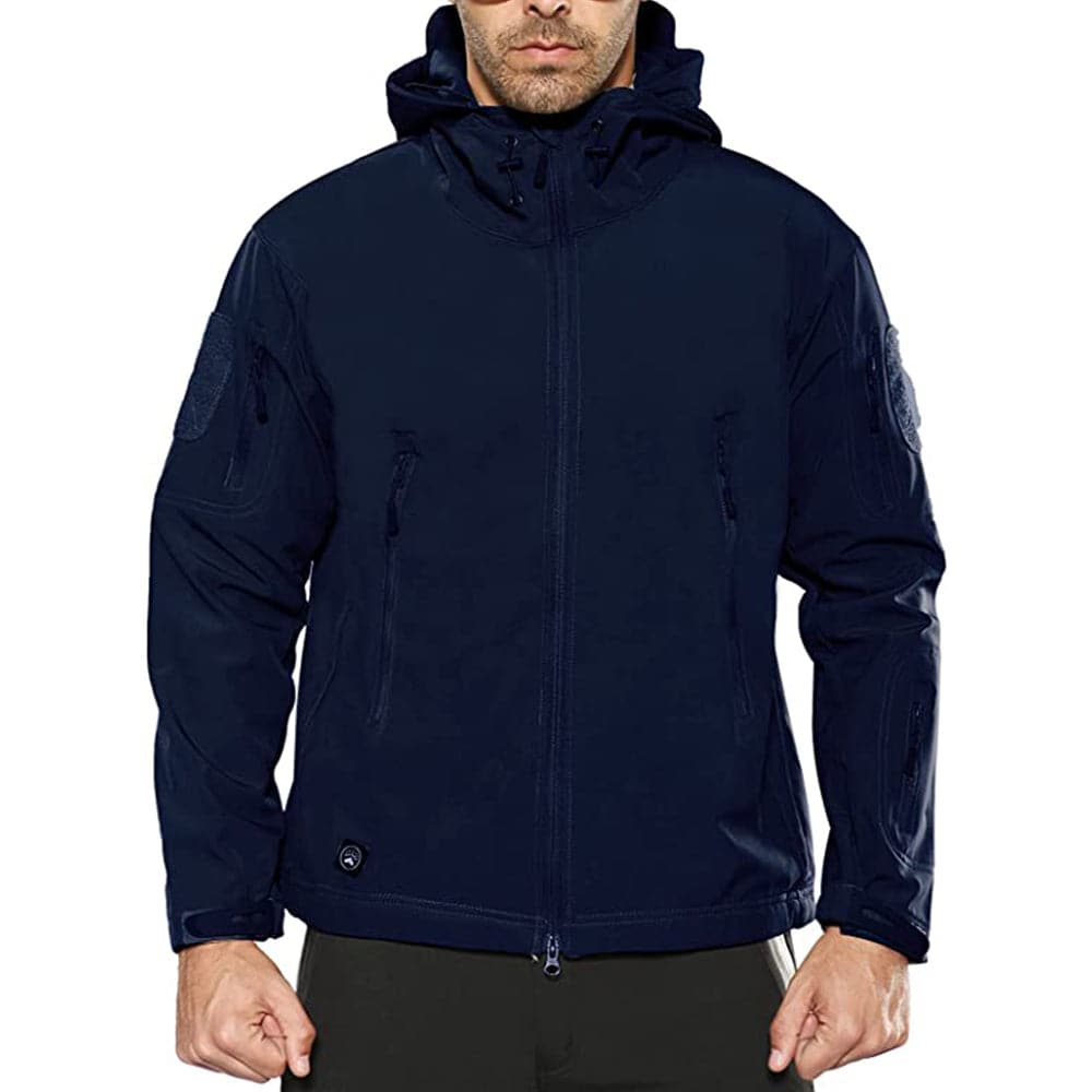 Army Outdoor Tactical Waterproof Softshell Fleece Jacket-10