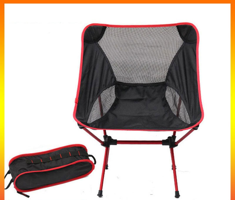 Detachable Portable Folding Moon Chair Outdoor Camping Chairs Beach Fishing Chair Ultralight Travel Hiking Picnic Seat Tools